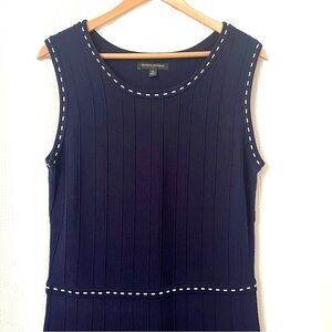 Banana Republic Dress Sleeveless Navy Knit M